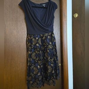 SLNY cocktail dress.